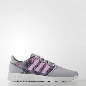 Zapatillas Adidas para mujer cloudfoam qt racer clear onix/light orchid/footwear blanco AW4008-269
