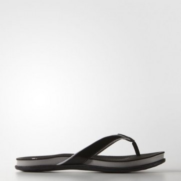 Zapatillas Adidas para mujer chancla super cloud core negro/mid gris/silver metallic B25342-346