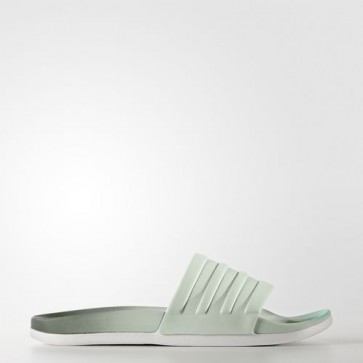 Zapatillas Adidas para mujer chancla cloudfoam plus utility ivy/linen verde/easy verde S82061-349