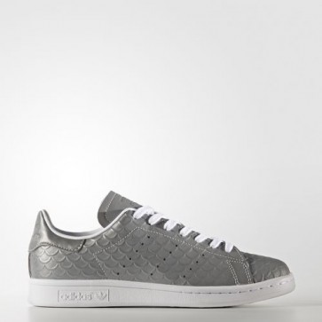 Zapatillas Adidas para mujer stan smith silver metallic/footwear blanco BB5159-352
