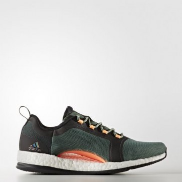 Zapatillas Adidas para mujer pure boost x 2.0 trace verde/core negro/footwear blanco BA7957-402