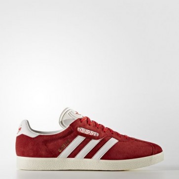 Zapatillas Adidas unisex gazelle rojo/vintage blanco/gold metallic BB5242-046