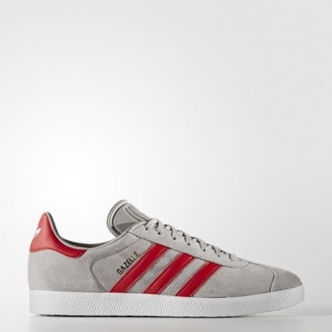 Zapatillas Adidas unisex gazelle medium gris/scarlet/footwear blanco BB5257-061