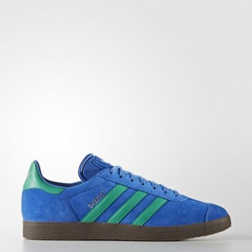 Zapatillas Adidas unisex gazelle azul/core verde/gum BB2755-084