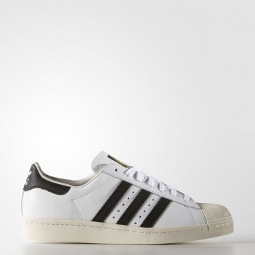 Zapatillas Adidas unisex super star 80s blanco/core negro/chalk blanco G61070-094