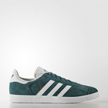 Zapatillas Adidas unisex gazelle mystery verde/footwear blanco/gold metallic BB5253-175
