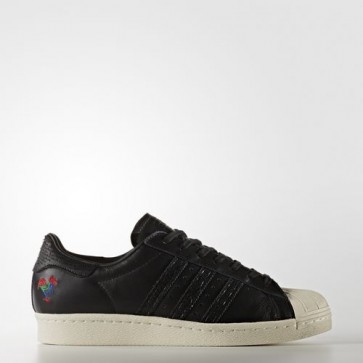 Zapatillas Adidas unisex super star 80s core negro/chalk blanco BA7778-194