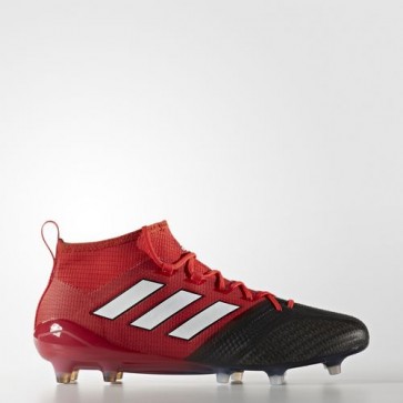 Zapatillas Adidas unisex ace 17.1 leather cÃ©sped natural rojo/footwear blanco/core negro BB4316-202