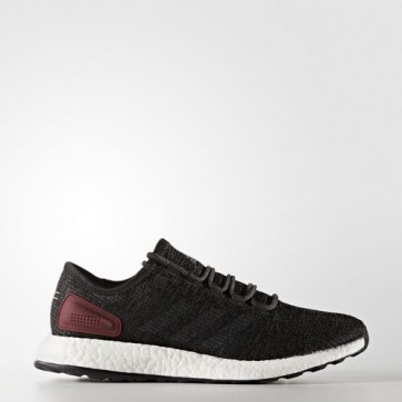Zapatillas Adidas para hombre pure boost core negro/gris oscuro/collegiate burgundy BA8889-297