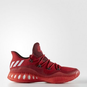Zapatillas Adidas para hombre crazy explosive low primeknit scarlet/medium gris/collegiate burgundy BB8366-304