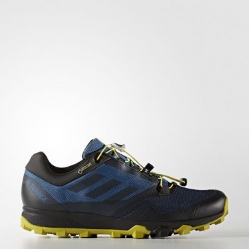 Zapatillas Adidas para hombre terrex trail core azul/core negro/unity lime BB0723-323