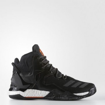 Zapatillas Adidas para hombre d rose 7 primeknit core negro/naranja solid/utility negro B49511-337