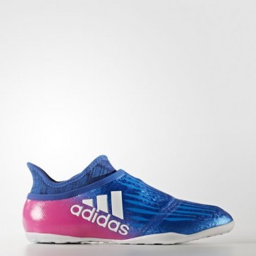 Zapatillas Adidas para hombre sala x tango 16+ purechaos indoor azul/footwear blanco/shock rosa BY2824-447
