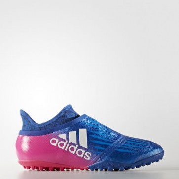 Zapatillas Adidas para hombre x tango 16+ purechaos calle o moqueta azul/footwear blanco/shock rosa S82083-463