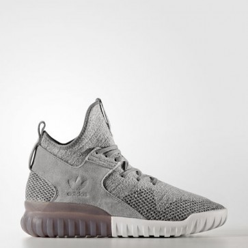 Zapatillas Adidas para hombre tubular x primeknit solid gris/utility negro/crystal blanco BB2380-529