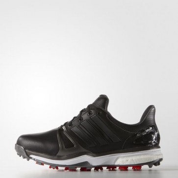 Zapatillas Adidas para hombre power boost 2.0 core negro/dark silver metallics/rojo Q44660-555