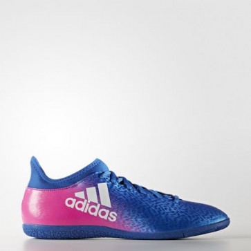 Zapatillas Adidas para hombre sala x 16.3 indoor azul/footwear blanco/shock rosa BB5678-572