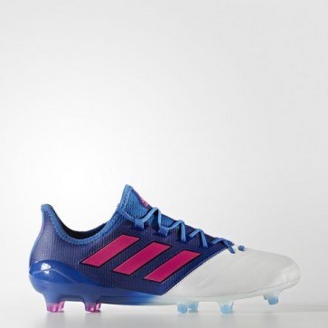 Zapatillas Adidas para hombre ace 17.1 leather cÃ©sped natural azul/shock rosa/footwear blanco BB4321-639