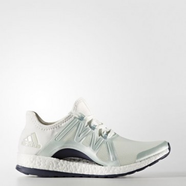 Zapatillas Adidas para mujer pure boost xpose linen verde/vapour steel/crystal blanco BB1732-090