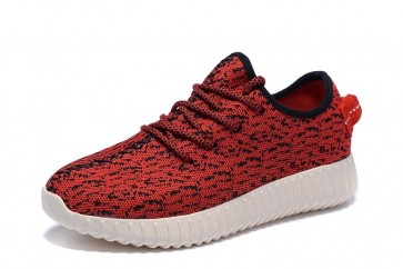 Zapatillas unisex Adidas Yeezy boost 350 rojo/blanco_042