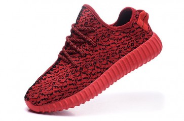 Zapatillas unisex Adidas Yeezy boost 350 rojo/negero_051