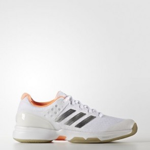 Zapatillas Adidas para mujer zero ubersonic 2.0 footwear blanco/silver metallic/glow naranja BB4811-200