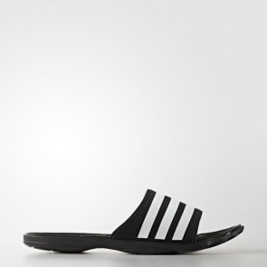 Zapatillas Adidas unisex chancla pure cloudfoam core negro/footwear blanco/clear gris AQ3936-156