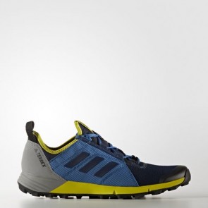 Zapatillas Adidas para hombre terrex agravic speed collegiate navy/core azul/unity lime BB1958-191
