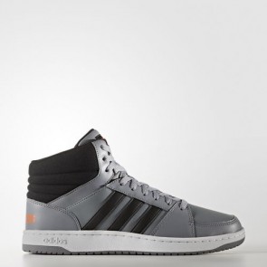 Zapatillas Adidas para hombre vs hoops mid gris/core negro/solar rojo B74503-208