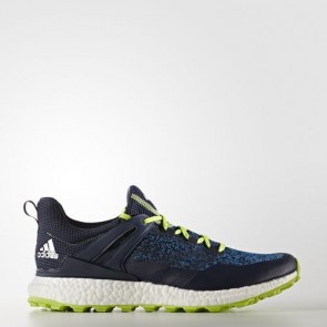 Zapatillas Adidas para hombre cross knit boost collegiate navy/core azul/solar slime Q44685-310